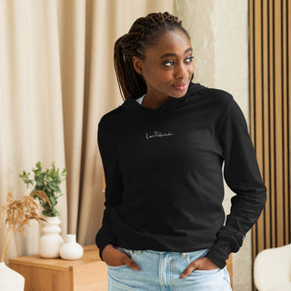 Hooded Long Sleeve Tee (Embroidered)